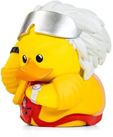 TUBBZ Zurück in die Zukunft Doc Brown 2015 Sammelfigur Ente - Offizielles Merchandise - Einzigartige Limitierte Auflage aus Vinyl Geschenk für Sammler