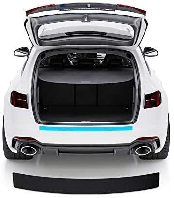 Blackshell® Basic Ladekantenschutz Folie kompatibel mit Ford Kuga | Typ DM2/C520 | Bj. 2016-2019 (Facelift) Matt Schwarz - passgenauer Stoßstangenschutz inkl. Profi Rakel für Folie