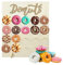 FOCCTS Donut Ständer Donut Wand Holz Donut-Wandhalterung Donut Halter, Kann für Hochzeiten Geburtstage, Partys, Jubiläen, Restaurants Konditoreien verwendet Werden Dekoration(Donuts Nicht enthalten)