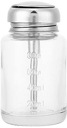 Poussez vers le Bas des Bouteilles en Verre de Distributeur de Pompe Verrouillable Vides, Accessoire de Manucure de Conteneur de Dissolvant de Vernis à Gel de Distributeur(dispensador de bomba)