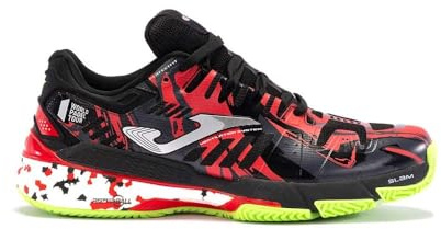 Joma T.Slam Men 2301C TSLAMW2301C, Mens Tennis Shoes, Black, 42 EU