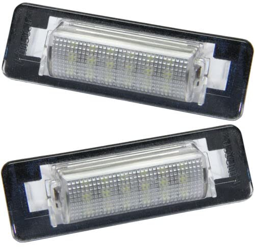 Modifycar LED-Kennzeichenbeleuchtung für Mercedes E-Klasse Limoine | W210 | 1996-2002 Canbus SMD Kennzeichenbeleuchtung weiß