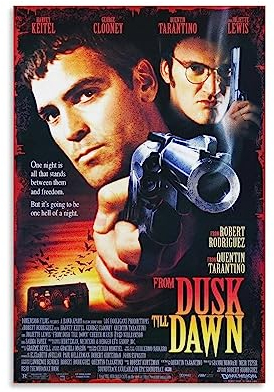 BAOCE Filmposter From Dusk Till Dawn (20 Stück) Poster, Kunstdruck, Wandbild, Malposter zum Aufhängen, Familiendekoration, 20 x 30 cm