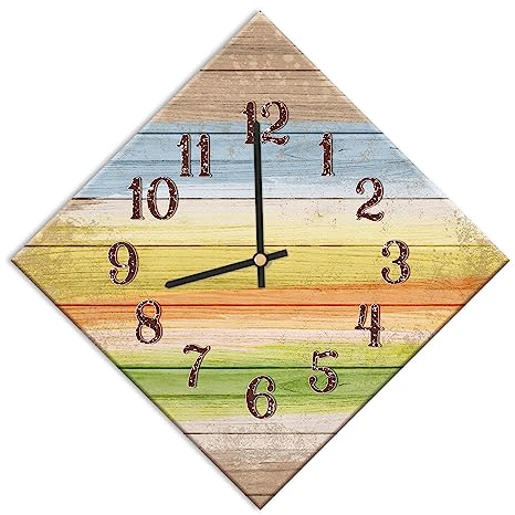 Mareli Wanduhr, Papier, Vintage, 42x42