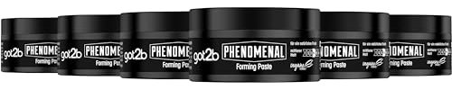 got2b Schwarzkopf Phenomenal Forming Paste Halt 3 (6x 100 ml), Haarwax für Männer verleiht einen phenomenalen Barbershop Style, Styling Gel für starken Halt & natürlichen Glanz