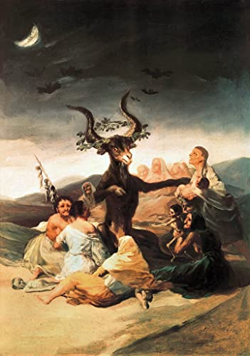 PTLYE Painting Reproduktion Painting Leinwandbild Wandbild Kunstdruck Berühmtes Gemälde von francisco de goya für Zuhause 60x90cm