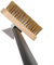 Oniissy Brosse de four à pizza avec grattoir – Réglable et robuste avec manche en bois de 40,6 cm de long – Accessoires de four à pizza pour la maison et l'extérieur