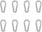 Carabiner Clip, Carabiner Clip Heavy Duty, Small Carabiner Clips For Hiking, Camping, Fishing, Dog Leash & More, 60mm Carbine Hook Holds Upto 70Kg(Not for Climbing)