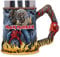 Nemesis Now Iron Maiden The Number of The Beast Tankard, Resin, Official Iron Maiden Beer Mug, Removable Stainless Steel Insert, Cast in The Finest Resin, Expertly Hand-Painted