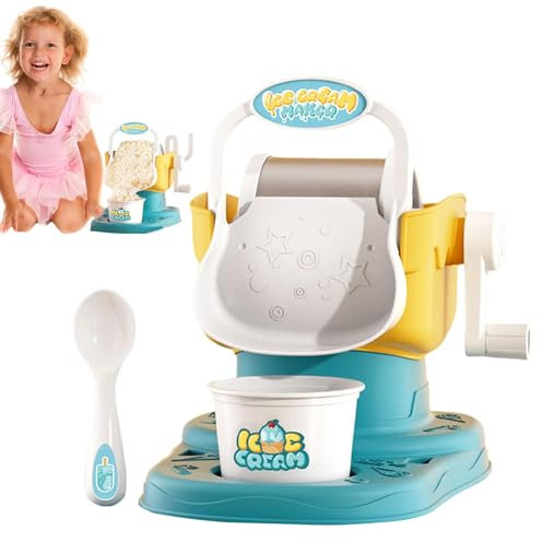 Kid Maker - Digital Ice Cream Maker, Dessert Maker, Ice Cream Maker with Spoon and Cup, Removable Bowl, Treat Maker, Make Ice Cream for Ice Cream, Sorbet, Yogurt Home