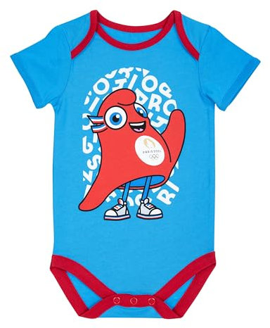 PARIS 2024 Body bébé - JO Collection Officielle Jeux Olympiques et Paralympiques - 3 Mois