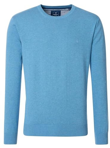 Redmond - Herren Pullover mit Rundhals-Ausschnitt (500), Größe:M, Farbe:Blau (123)