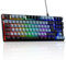 The G-Lab - Keyz Caesium TKL - Clavier Gamer TKL 87 Touches Filaire USB AZERTY, RGB Personnalisable, Macros programmables - Clavier Gaming Compact sans Pavé Numérique - PC/PS4/PS5/XBOX - (Gris-Noir)