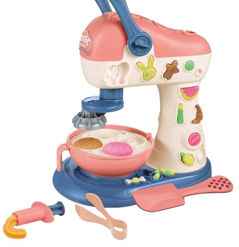 PNJB Kids Play-dough Kitchen Mixer Set, Creative Baking & Cooking Toy, Cupcakes And Kitchen Creations, Fun And Engaging, For Kids
