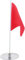 LOORGVEL Golf Loch Fahne Satz Tragbare Golfflagge mit Golfflaggenstock Golf Trainingszubehör für Präzises Putten für Golfplätze und