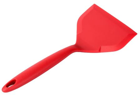 Teigspachtel Rot,Teigspachtel Pizza,Pizza Spachtel,Dough Scraper,Flexibler Schaber für Pizzateig,Non-Stick Spatula Silicone,Spülmaschinengeeignet,für Küche und Brot Teig Tamagoyaki