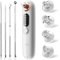 GlasFlength Aspirateur Point Noir, Point Noir Extracteur avec 4 Sondes & 5 Modes 65KPa Aspire Point Noir Vide Extracteur de Point Noir pour L'Élimination Des Blackheads Boutons Graisse Acné (Blanc)