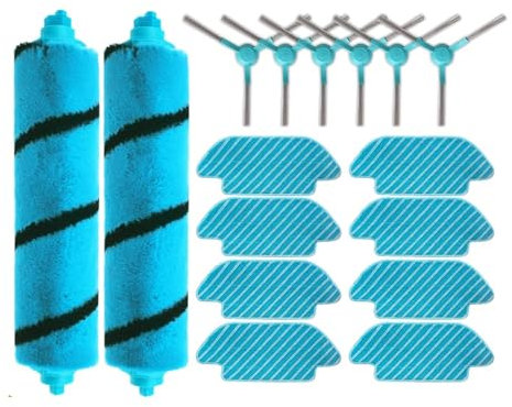 Nilnyvda Compatible con Cecotec Conga 4090 4690 5090 5490 6090 Robot Aspirador Rodillo Principal Cepillo Lateral Mopa Paños Trapo Repuestos(Multi)