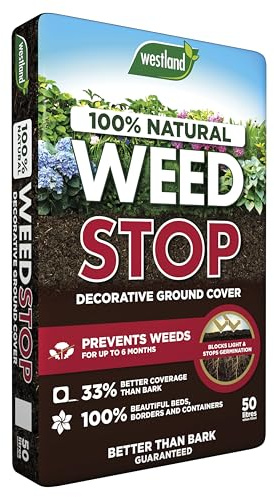 Westland Weed Stop Mulch 50L – Peat-Free Garden Weed Control & Moisture Lock