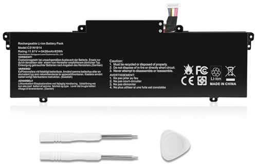 ASUNCELL 11.61V/63Wh C31N1914 Laptop Akku für Asus ZenBook 13 UX425UG Series, ZenBook 14 UX435EA UX435EAL UX435EG UX435EGL UM425QA UM425UAZ Series, ZenBook B5402CBA B5402FBA Series