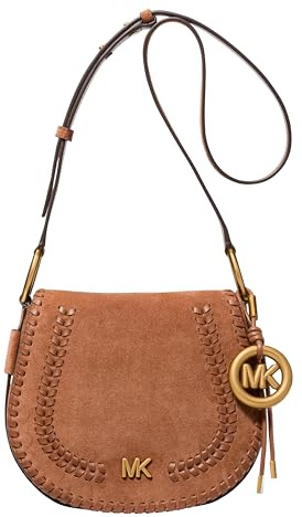 Michael Kors Josie Damen Satteltasche, mittelgroß, goldfarben/Leder