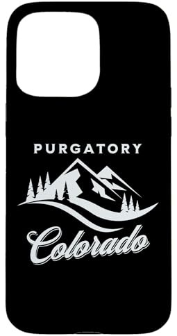 Hülle für iPhone 15 Pro Max Fegefeuer Skigebiet Colorado