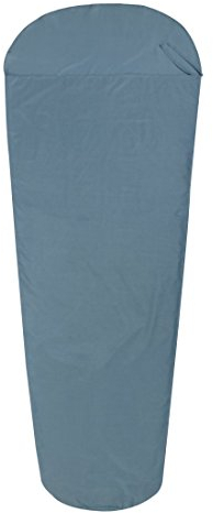 10T Schlafsack TC INLET MB Hüttenschlafsack 225x90 cm Mumienschlafsack Inlay Mischgewebe Blau