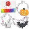 Ausstechformen von Ann Clark USA - Halloween Keksausstecher, 3-Teiliges Set - Kürbis, Fledermaus, Geist Ausstecher