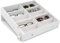 Grinscard Brillenbox zur Aufbewahrung von 10 Brillen - Weiß ca. 32 x 32 x 6 cm - Sonnenbrillen Präsentation Showcase
