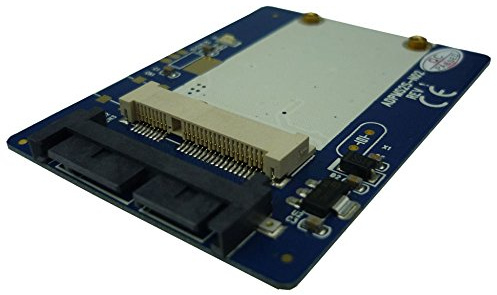 HD 1.8 inch Micro SATA to mSATA Adapter mSATA to 16pin Micro SATA Converter Card