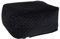 homesphere Sitzsack Samt Pouf (Schwarz)