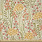 ABAKUHAUS Blume Stoff als Meterware, Alte Weinlese Ivy Flieder, Microfaser Multi Zweck Dekostoff für Kunsthandwerke, 3M (230x300cm), Sandbraun Zimt
