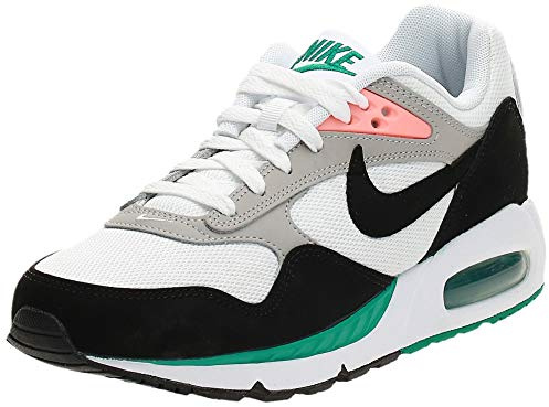 Nike Women's Air Max Correlate Running Shoes, White/Black-New Green, 5.5 M US