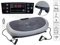 Newgen Medicals Vibrationsboard: 7in1-Curved-Vibrationsplatte mit Oszillation & Expander, bis 120 kg (Rüttelplatte, Vibrationsplatte Massage, Fuss Massager)