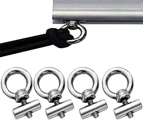 Etomvoop 4 Stück Vorzelt-Stopper für Camping, Zelt, Wohnwagen-Zubehör, 12 mm x 6 mm.