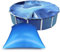 Poolkissen Winter XXL Viereckig 4×4ft, Poolabdeckung Winter Aufblasbar, Luftkissen Pool Zubehör für Pool Abdeckplanen, Pool Kissen Überwinterung, Eisdruckpolster Pool mit Sicherheitsventil (1 Stück)