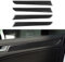 OYDDL 4PCS Kohlfaser Auto Türverkleidung Dekoration Aufkleber Autotür Strip Trim Kompatibel mit Audi A4 (2009-2016) S4(2010-2016) RS4 (2012-2015) Zubehör