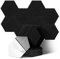 JurciCat 12 Stück Akustikpaneele Hexagon Selbstklebend Akustikplatten Akustikschaumstoff Akustik Panel Wandpaneele Schallabsorber für Tonstudio Büro Studio Gaming room (30x26x0.9cm)