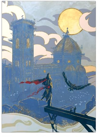 Displate Offiziell Assassin's Creed MetallPoster Magnetische Befestigung Inklusive Lizenziert Bilder Hochwertiges PosterAC Legacy Posters - Florence Duomo 45 cm x 32 cm