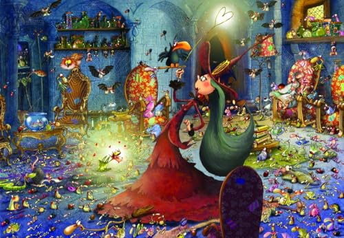 Puzzle 1000 Teile - Sorcière - Hexe - Witch