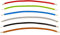 Verdrahtungsbrücken H07V-K flexibel 125mm 265mm 365mm 500mm 1000mm schwarz blau grün gelb grau braun blau rot 6mm² 10mm² 16mm² (10mm² 500mm Blau blank)