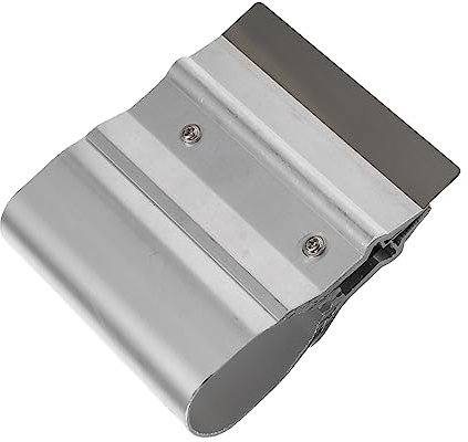NUOBESTY 1Stk Siebdruckrakel Schaber Stainless Steel Siebdruck-Zubehör Siebdruckplatte Siebdruckklinge Werkzeug Klinge aus rostfreiem Stahl Druckerpresse roter Rostfreier Stahl