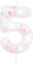 Birthday Candle Topper, White and Pink Butterfly Number 5 Candles, Cute Birthday Party Cake Candles Decorate Girls Kids Butterfly Theme Party