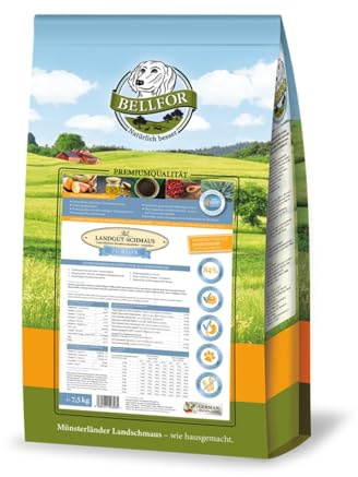 Bellfor Landgut-Schmaus Junior – Getreidefreies Trockenfutter für Welpen – 7,5 kg – Mit Insektenprotein, Hypoallergen & Besonders Verträglich für Junghunde