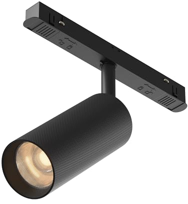 Maytoni Moderne Strahler für Magnetschienen-System Exility Artisan LED incl. Schwarz aus Aluminum Energieeffizient 12W für Küche, Schlafzimmer, Wohnzimmer, Esszimmer, Lobby