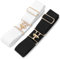 Andibro 2 Stück 1,5 Zoll Elastischer Reitgürtel, Reit Ausrüstung mit Surcingle Schnalle Englisch Reitgürtel Gebissgürtel Equestrian Elastic Belt für Frauen Reitsport Reiten