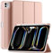 Maledan per Cover iPad PRO 11 Pollici 2024 (M4 5a Generazione) con Portapenne, Protettiva Custodia iPad PRO Case Supporta Apple Pencil PRO/USB-C, Risveglio/Sonno Automatico, Rosa