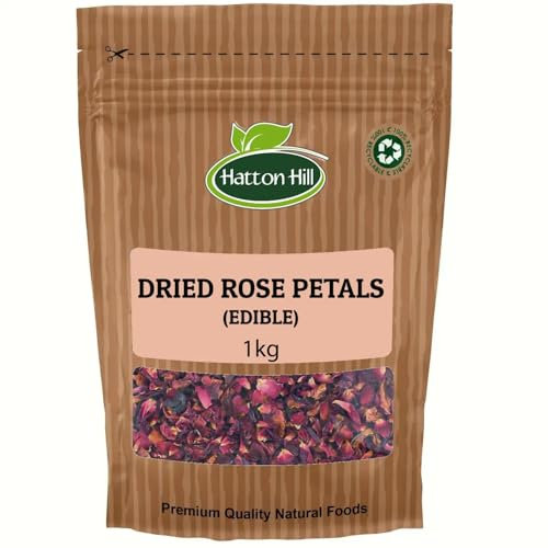Dried Edible Rose Petals 1kg by Hatton Hill