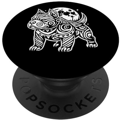 Hund Vierbeiner - Hunderasse American Bully PopSockets mit austauschbarem PopGrip