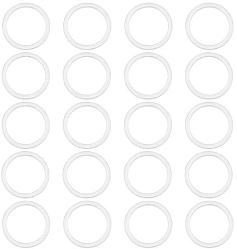 VGOL 20-teilige Aluminium-Ölablassschraubendichtung 07119963252 Ölablassschrauben-Quetschscheibe 16x20x1,5mm Ablassschraubendichtungen für Ölwanne Kompatibel mit BMW